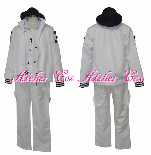 コスプレ衣装 COS1236 ゴールデンボンバー鬼龍院翔 ホワイトラスカルズ 愛沢役 鬼龍院翔