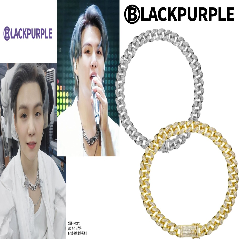 BTS/THE BOYZ/NCT 127着用/Braham Chain Necklaceユニセックス/韓国ファッション