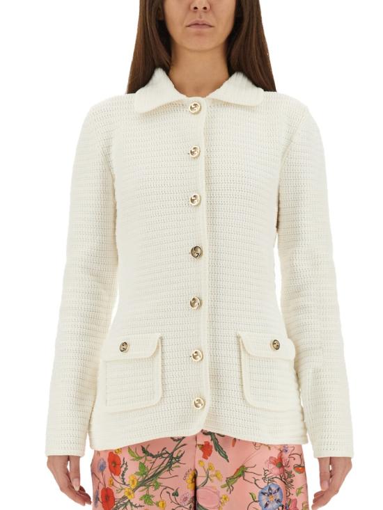GUCCI Women Sweater 819372 XKEOP9055 WHITE