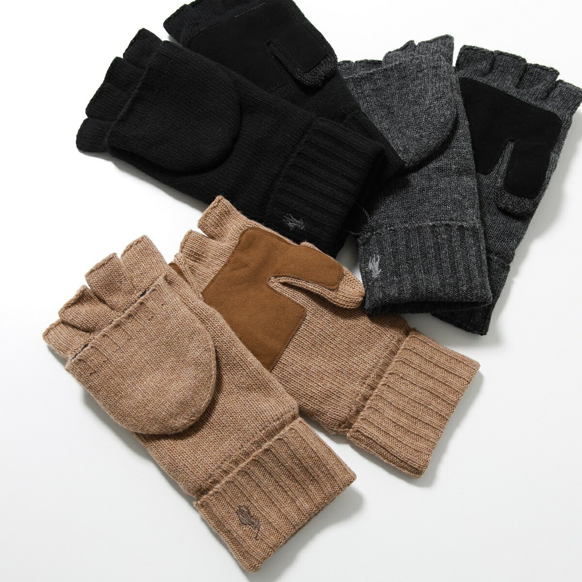 Polo Ralph Lauren ポロ ラルフローレン 手袋 CONVERTIBLE GLOVES PC0715 レディース グローブ フィンガーレス ミトン付き タッチパネル対応 カラー3色