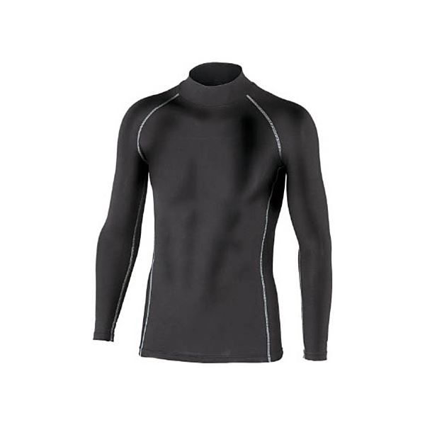 （まとめ）BTパワーストレッチ ハイネックシャツ ブラック L JW-170-BK-L 1枚[x5] 7,501円