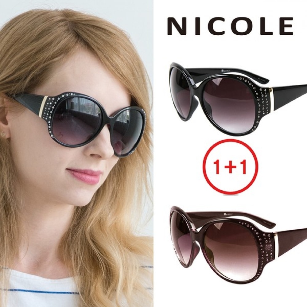 (ニコール) 純正ニコール NC5098 ブラック+ブラウンサングラス