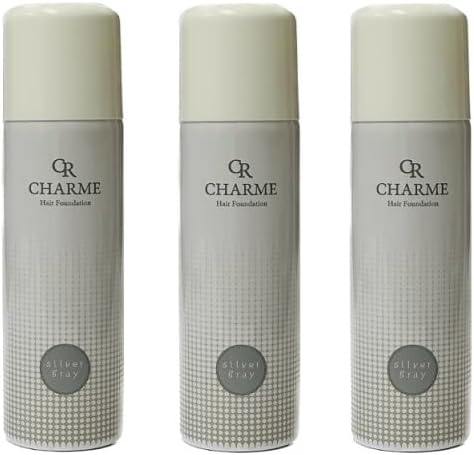 シャルムヘアーファンデーション 80g シルバーグレー ×3セット