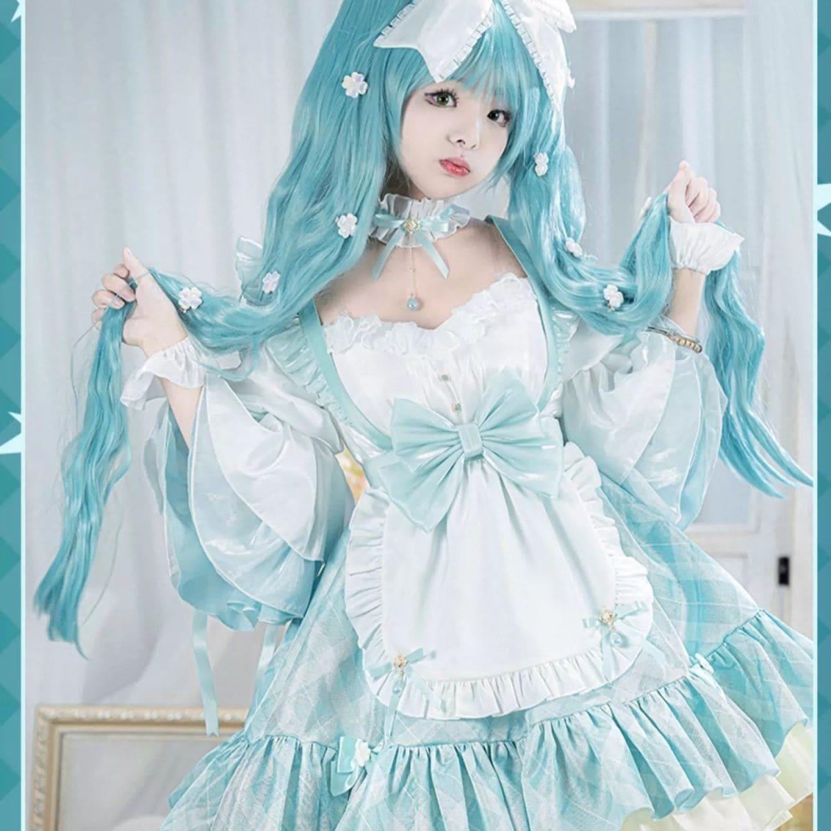 初の音律16周年慶生洋服スカートcos mikuu服装女