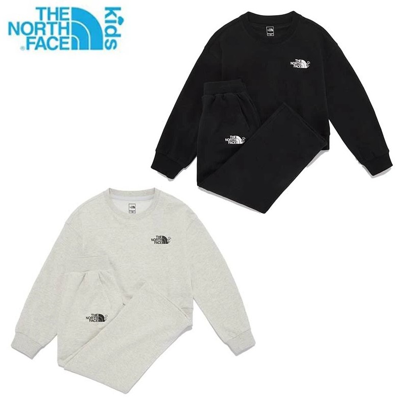 GS N GROOVE SET NM5MR04 セットアップ トレーナー スウェット スエット 上下 長袖 パンツ ジャージ トレーニングパンツ キッズ 男の子 女の子 ラウンド 綿 韓国 無地