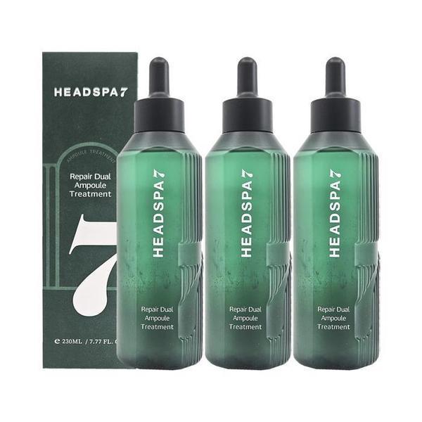 テレビショッピング最新ヘッドスパ7トリートメントシーズン4リペアデュアルアンプル230ml 3個