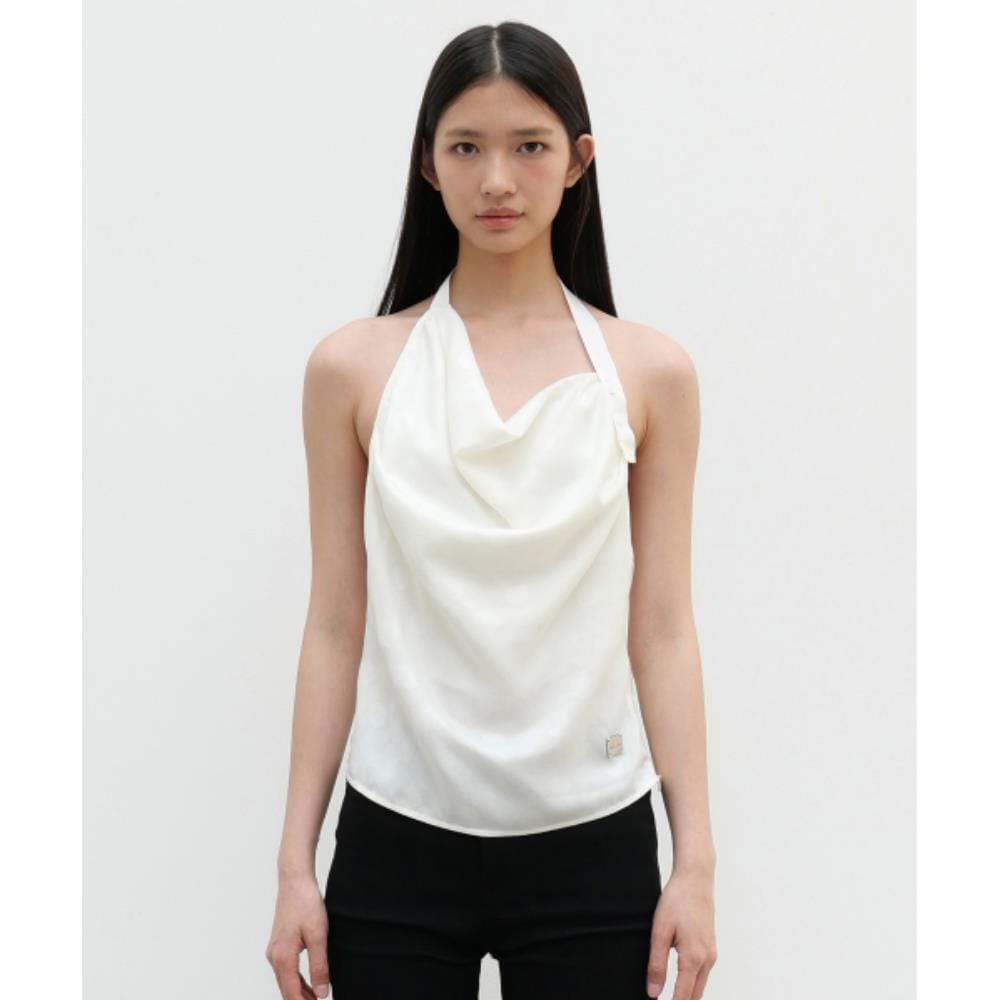 ROCKCAKE Sheer Dot Sleeveless White RC25TP22500WH