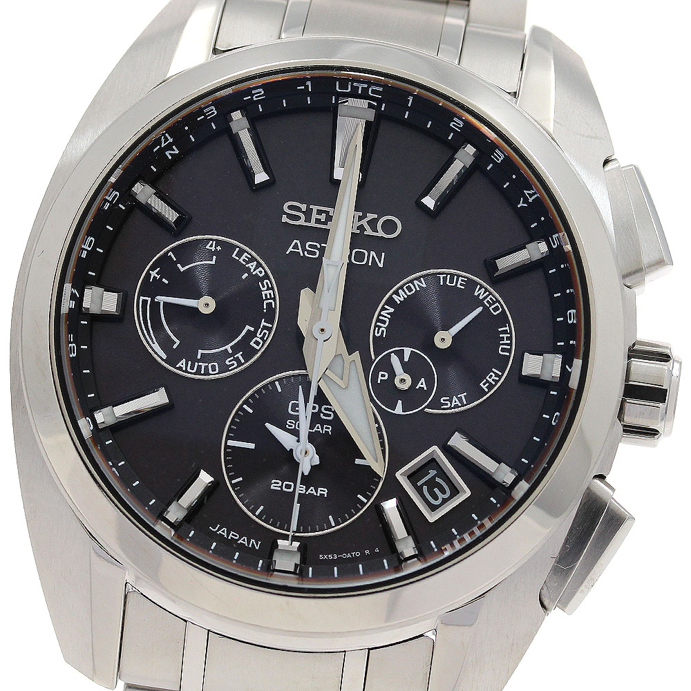 セイコー SEIKO SBXC067/5X53-0AV0 アストロン デイデイト ソーラー電波 メンズ 良品 箱・保証書付き_903194【中古】