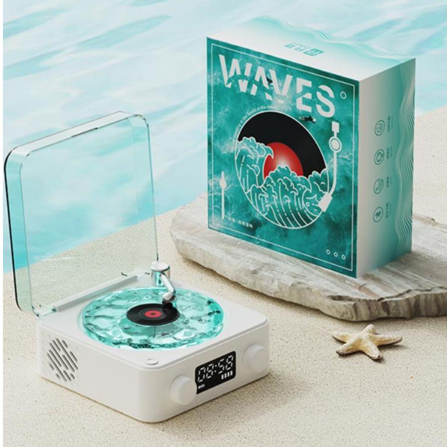 【NOOWERE】Bluetoothスピーカー公式販売・レコードプレーヤー・3段階調光モード・ワイヤレス・4種類サウンド・誕生日ギフト・insで話題になる