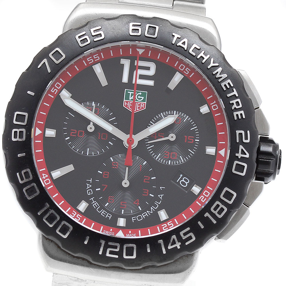 タグホイヤー TAG HEUER CAU1116 フォーミュラ1 クロノグラフ クォーツ メンズ _890664【中古】