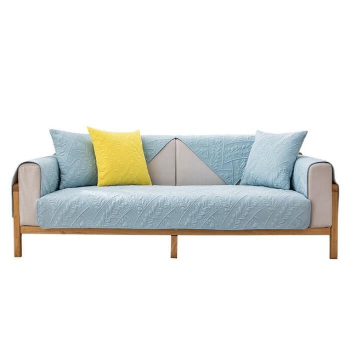 冷感接触冷感 洗える ひんやり 夏用 ソファーカバー ソファーベットカバー 肘なし ストレッチ 1人