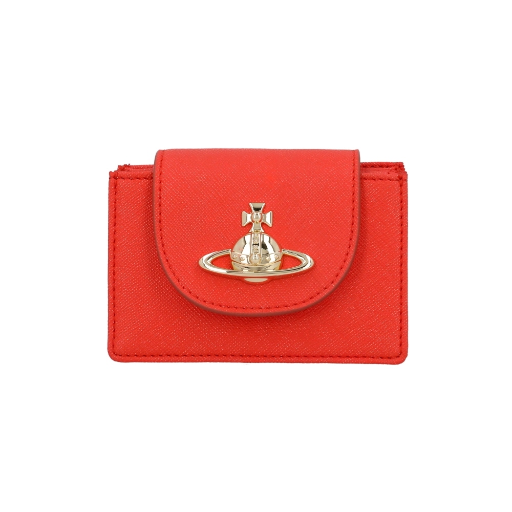 ビビアンウエストウッド サフィアーノフラップカードケース 5402000AW S0021 F402