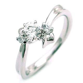 (Brand アニーベル) Pt ダイヤモンドデザインリング（婚約指輪エンゲージリング）楽ギフ_包装02P26Mar16