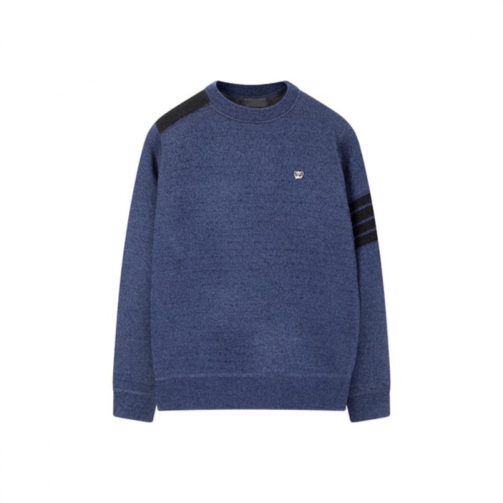 (ハリソン) 3 カラーラウンドニット 22 RMNC1089