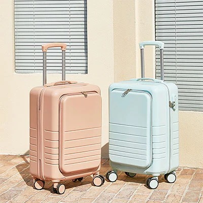 フロント開口スーツケース 2024年最新品 取りやすい 大容量 ファッションカラー スーツケース