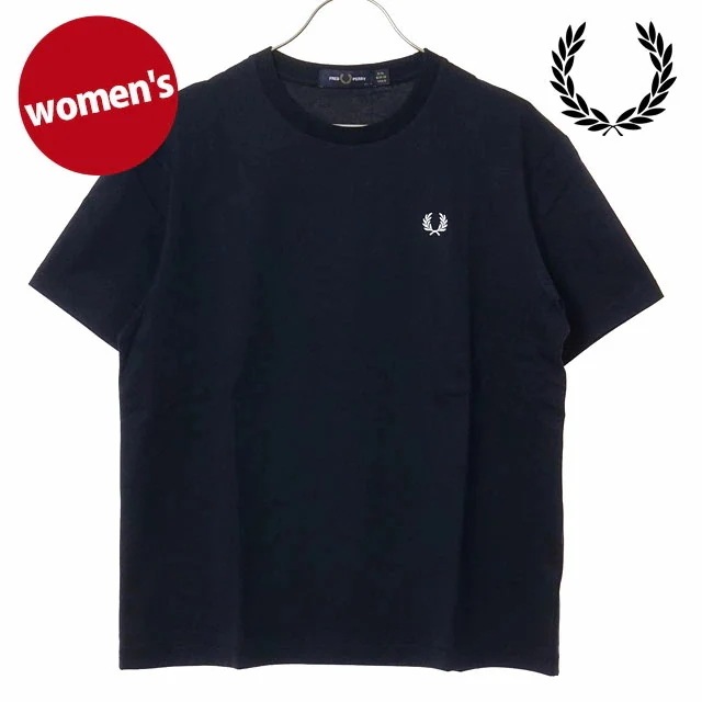 メール便 レディース クルーネックTシャツ [G1142-311] トップス 半袖 ネイビー NAVY 正規取扱店
