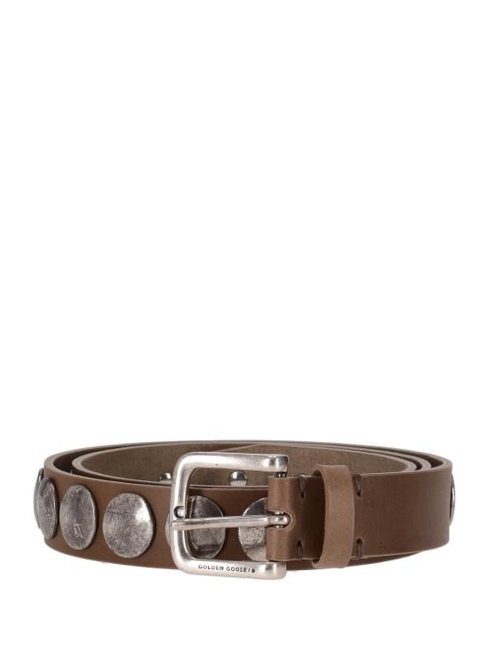 GOLDEN GOOSE Men Leather Belts GMA00161A000137 55319 KAKI