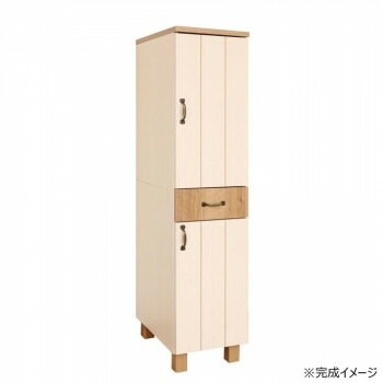 日本製組立家具 カントリー調 キッチン収納ストッカー CO-CR-1330S