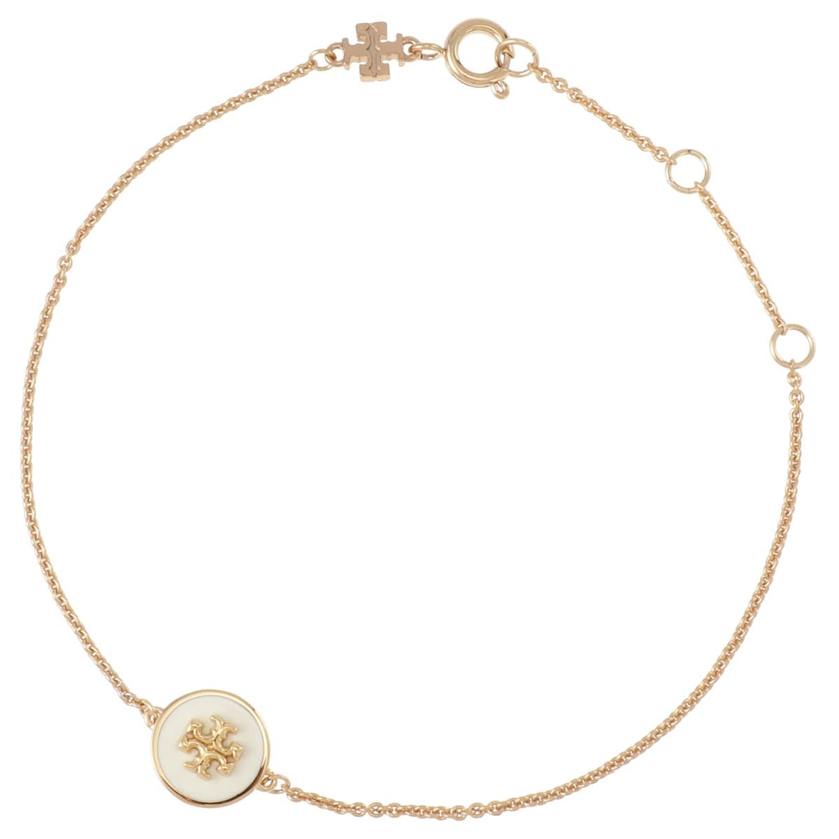 トリーバーチ ブレスレット Tory Burch レディース キラ エナメル チェーン ダブルT ロ