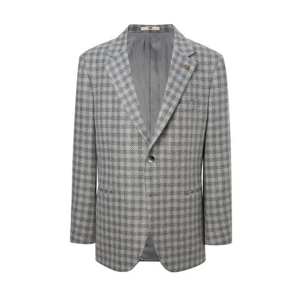 [24FW] [OBS][PENELOPE] ] カシミアグレーチェックジャケット DMJA4D074G2 65,683円