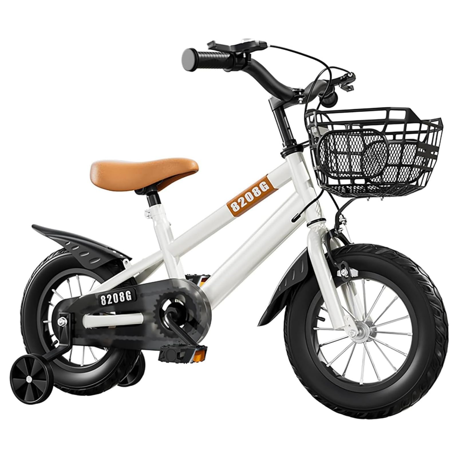 Bxzzuis 子供用自転車3～7歳向け自転車12～14～16インチ補助輪・カゴ付き学生用自転車 [並行輸入品]