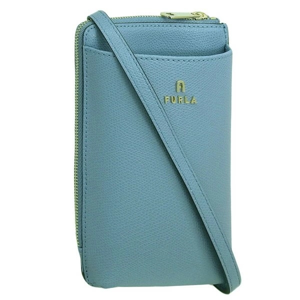 フルラ バッグ レディース ショルダーバッグ 縦型 レザー ブルー カメリア CAMELIA VERTICAL CROSSBODY WE00582ARE0002495S FURLA