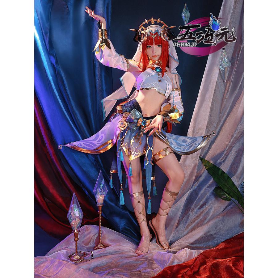 ICOS　原神　コスプレ　ニィロウ　衣装　髪飾り別売り　ウィッグ　靴　追加可能
