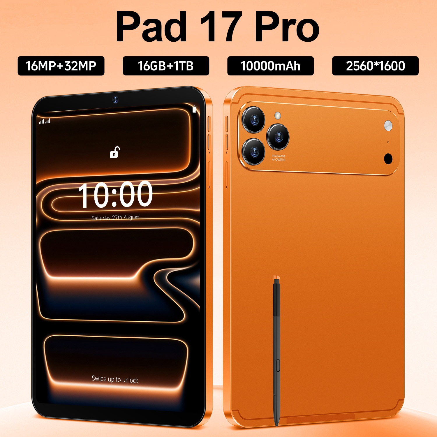 Pad 17 Pro Android スマート タブレット 10.1 インチ大画面