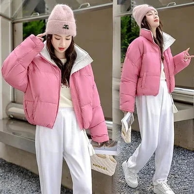 AWアウター新作 可愛い 立ち襟 防寒カジュア 中綿コート アウター 大きいサイズ アウター ジャ