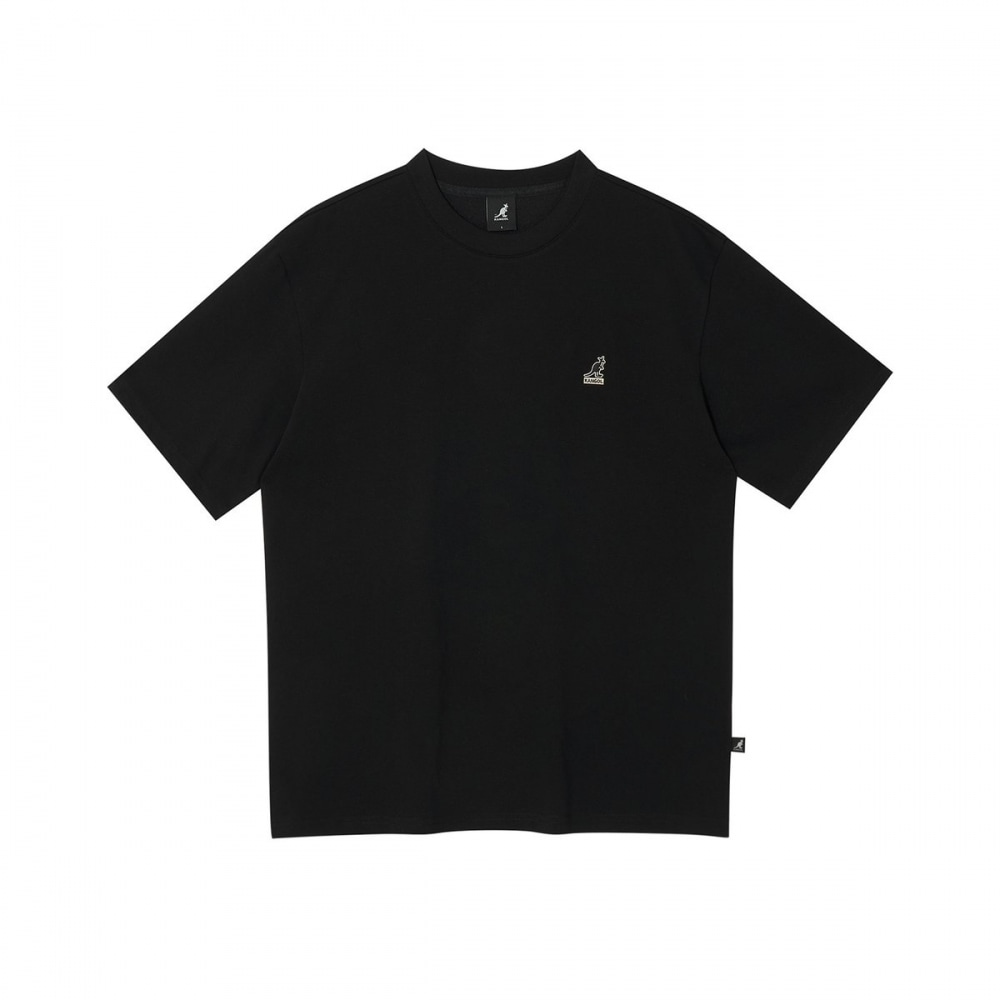 品牌名 テイピング アートワーク 半袖 Tシャツ 黑 KRECST27680