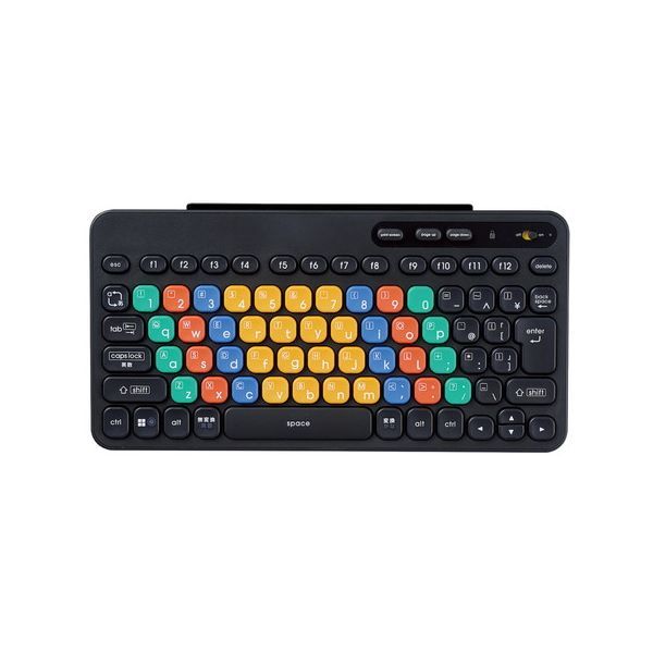 TK-FS10BMKBK ブラック [ワイヤレスキーボード Bluetooth 無線 コンパクト カラー CapsLock機能無効化スイッチ] メーカー直送
