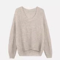 ルーズスタイル セータートップ トップス デート セーター 長袖 かわいい 大人可愛い きれいめ シンプル カジュアル 大人 上品 おしゃれ お洒落 かっこいい レトロ 大人女子 ラフ ラブリー