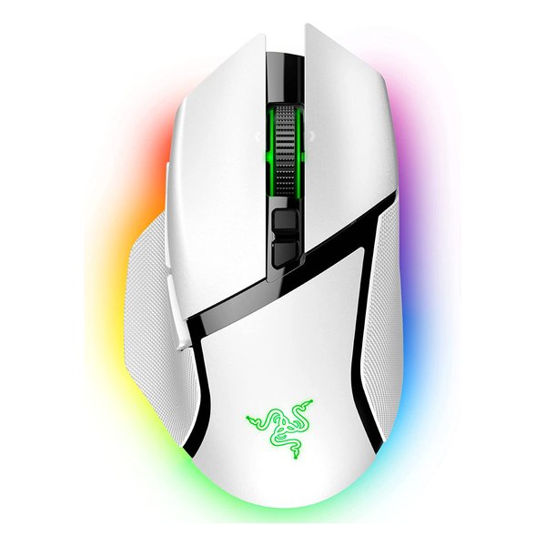 Basilisk V3 Pro White Edition 右利き用ワイヤレスゲーミングマウス ホワイト RZ01-04620200-R3A1