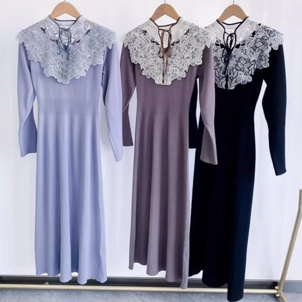 SN レディース ニットワンピース ロング
