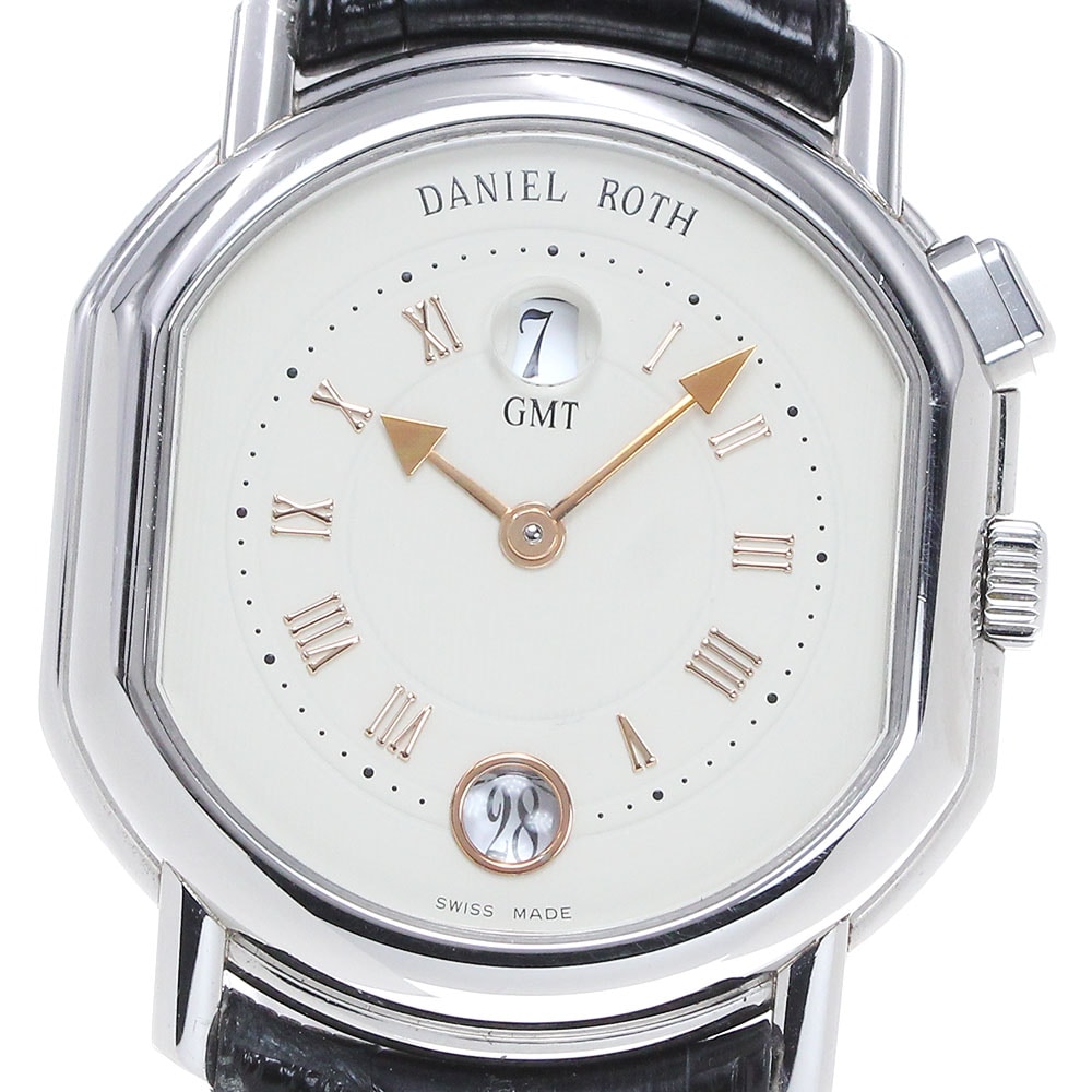 ダニエルロート DANIEL ROTH N238 クラシック GMT デイト 自動巻き メンズ _866813【中古】