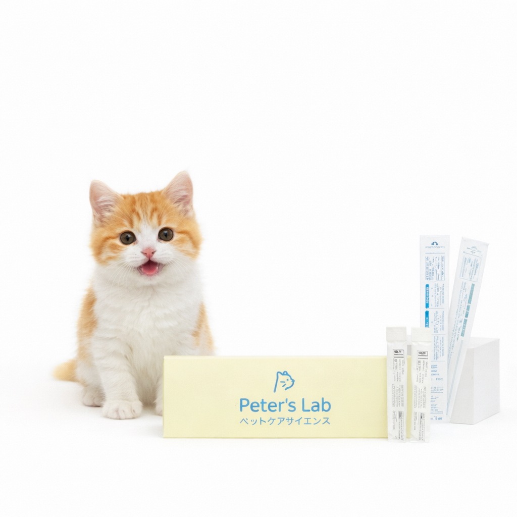ピータース・ラボ 検査キット猫用 疾病予測/遺伝子検査 Dog PCR検査 おうち検査 ピータースラボ 定期健査 検査 簡単検査 犬 猫 ペット検査 わんちゃん ねこちゃん 愛犬 ペット保険 ペット健