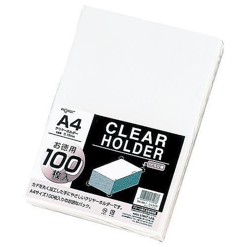 （まとめ買い）クリヤーホルダー100枚 A4 乳白 G6100-1 00068148 [x3]