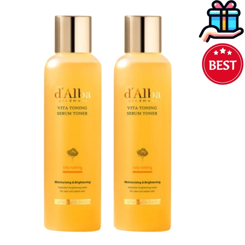 [BEST企画セット1+1] ビタトーニングセラムトナー 180ml+180ml 총 360ml 化粧水 大容量 セット 保湿/潤い/鎮静/リラックス/栄養/透明感/弾力/バリア強化/ハリ/敏感肌