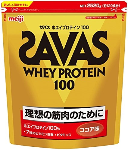 ザバス ホエイプロテイン100 ココア味 2520g (約120食分)
