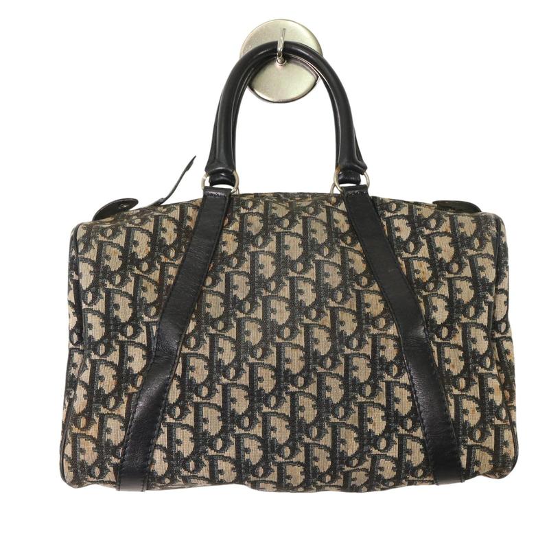 Dior ディオールトロッター ミニボストンバックハンドバッグ ブルー A-8030