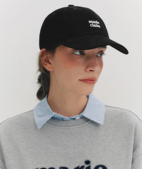 Marie Small Logo Ball cap (black)