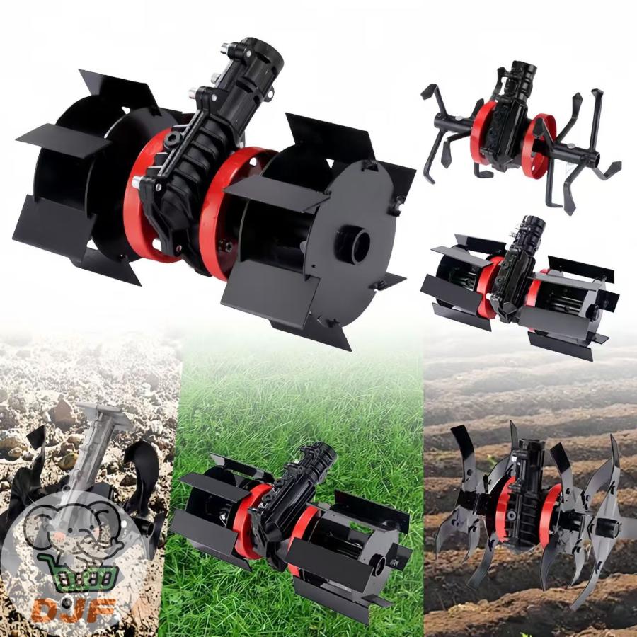 年末クリアランスセール 「芝刈り機専用」耕運機 除草用多機能ホイール 土起こしホイール 溝掘りホイール 農業 ガーデニング 畑 家庭菜園 部品 軽量 使いやすい 効率　草取り 除草作業「芝刈り機専用」