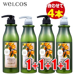 「ウェルコス」★1+1+1+1★選べる4本、お得!!Welcosシャンプー・コンディショナー・ヘアセラム・ヘアエッセンス・韓国コスメ/Welcos Shampoo/Conditioner/Serum