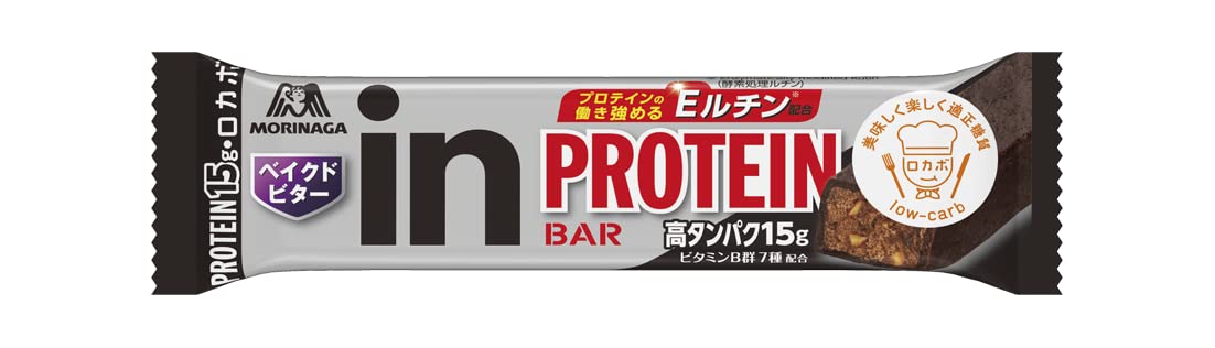 【36個セット】森永 inバー プロテイン ベイクドビター 12個入×3セット