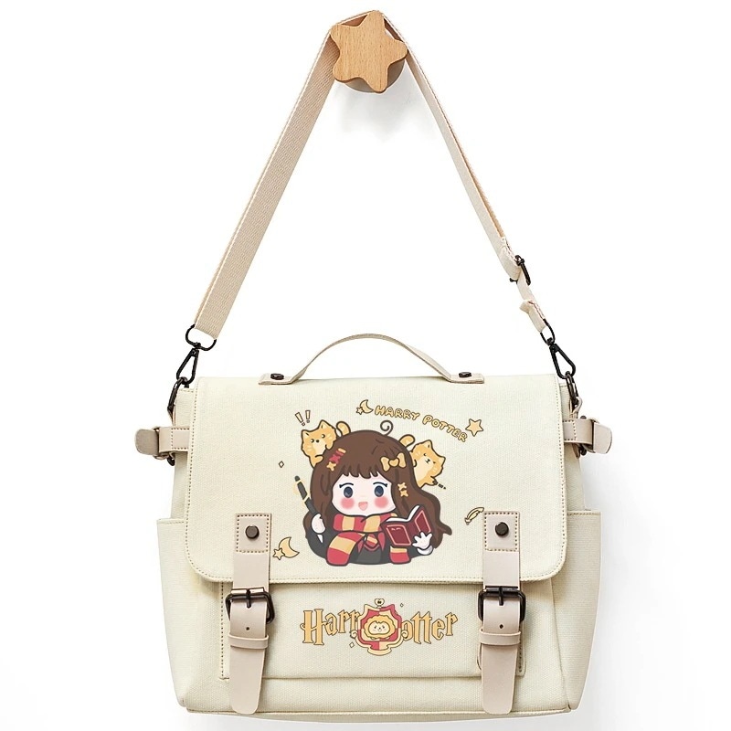 【1つ買うと10つ無料】ハリーポッター魔法の覚醒ホグワーツキャンバスバッグ学生クラスクロスボディショルダーバッグ