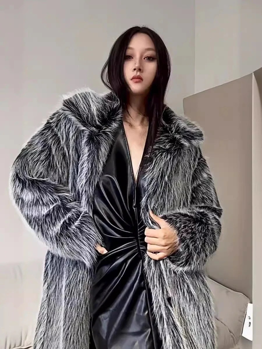 保温 華やか暖かい ぬいぐるみ 欧美風 コート ボア 秋冬 レディース ジャケット ロングコート マキシコート フリース アウター メガ割 人工ファー 4,304円