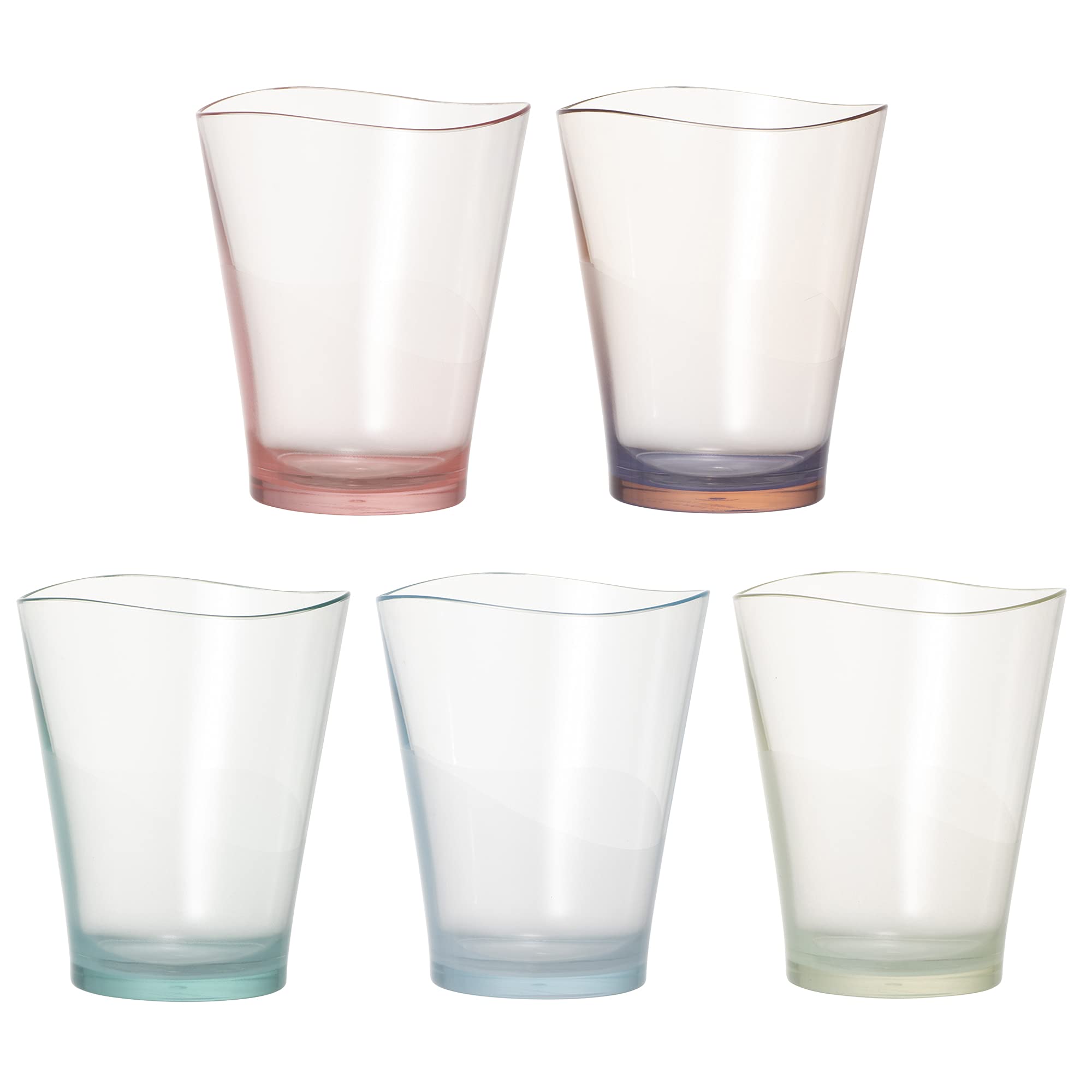 アイジェイ(IJ) 割れない グラス 5個セット ギフトボックス 240ml 電子レンジ 食洗機 対応 日本製 アウトドア 子ども ホームパーティ かわいい おしゃれ パステル 5個入り ギフト ボッ 4,633円