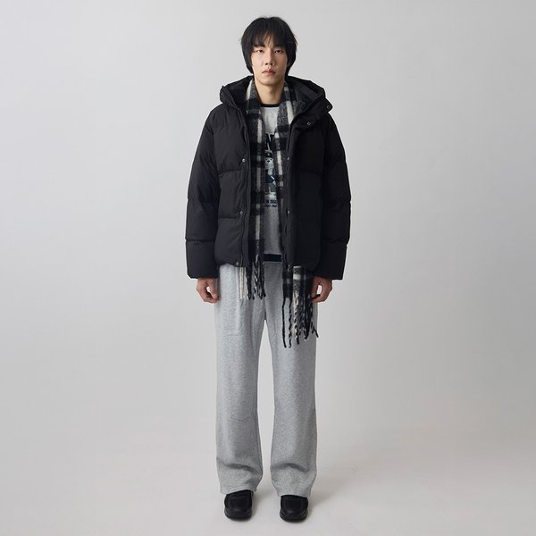 10540-038-852-12-055共用ワイドフィットワンタックバックブラシパンツdj