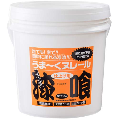 日本プラスター(Plaster) うま~くヌレール 18kg 白色 12UN21 (シロイロ)