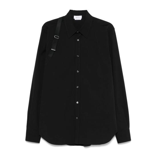 ALEXANDER MCQUEEN Men Shirts 828170 QNAAB 1000 BLACK